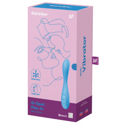 Satisfyer Vibro connecté G-SPOT FLEX 4+ Satisfyer 20cm Bleu